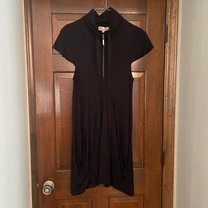 Size Large Philosophy black athletic dress with oversized pockets